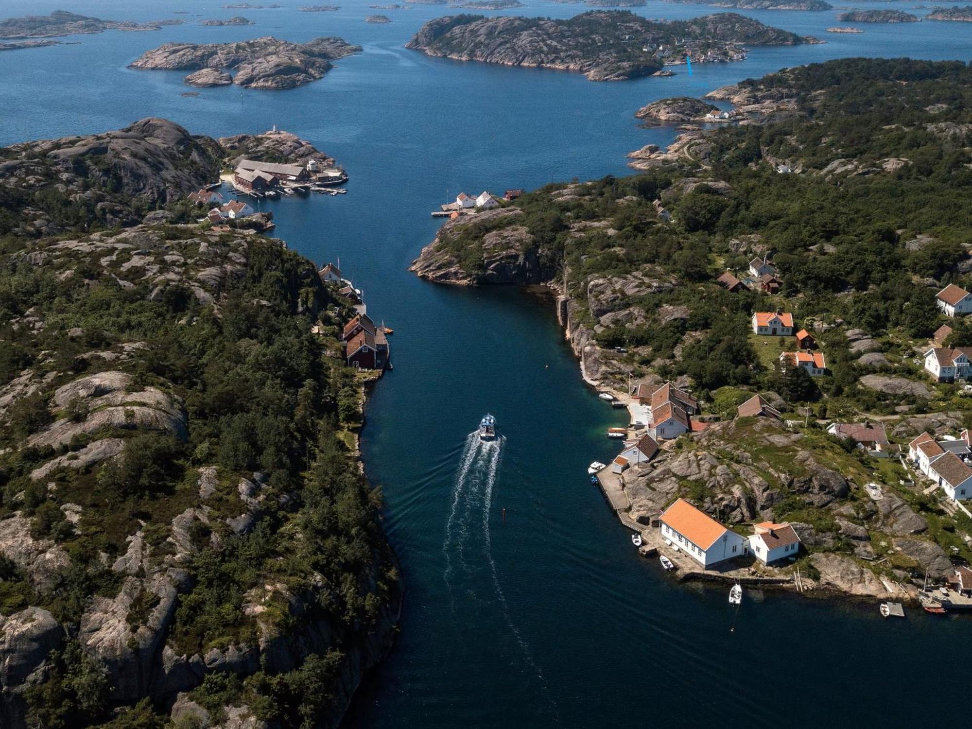 Lunvig - A Cosy Cottage In Idyllic Small Island Near Kristiansand, Sogne Экстерьер фото